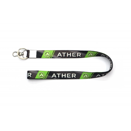 Xtremz Long Tag Ather Keychain - Black Color