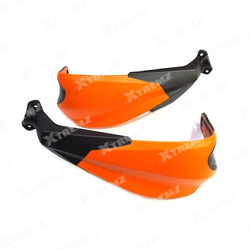 Erodian KTM Carbon Hand Guards For Universal Bikes - Orange Color